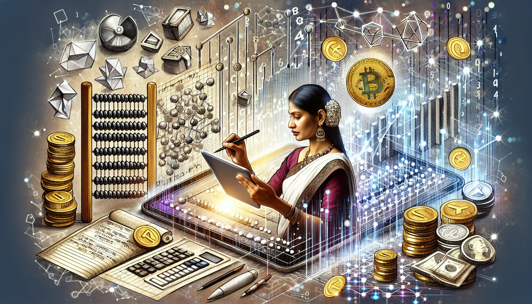 AI-generated image to illustrate the content of Dollar Sense Future.