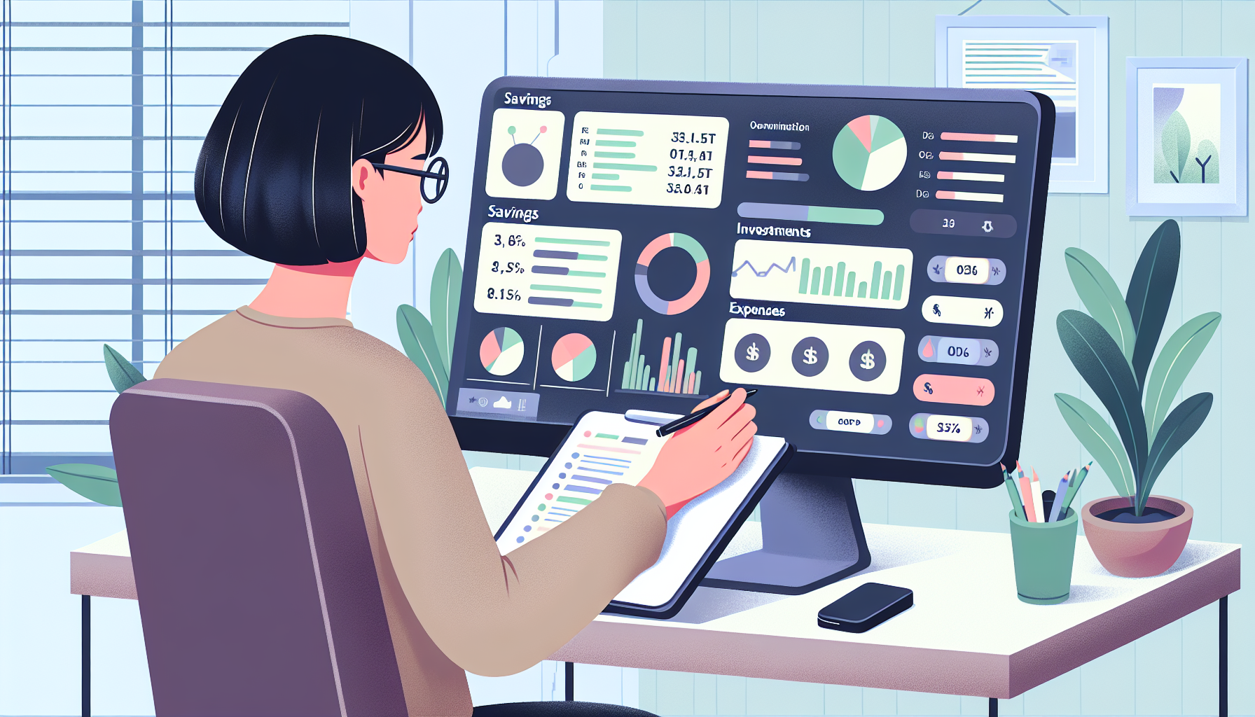 AI-generated image to illustrate the content of Dollar Sense Future.