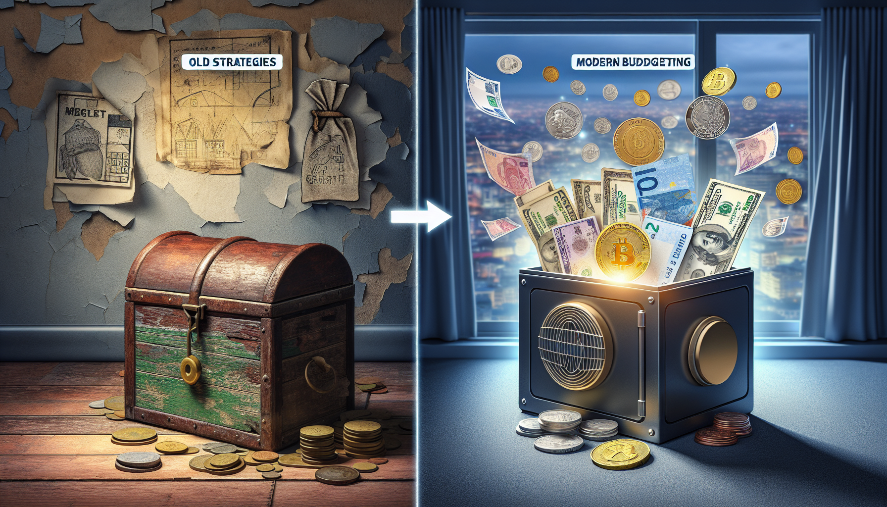 AI-generated image to illustrate the content of Dollar Sense Future.