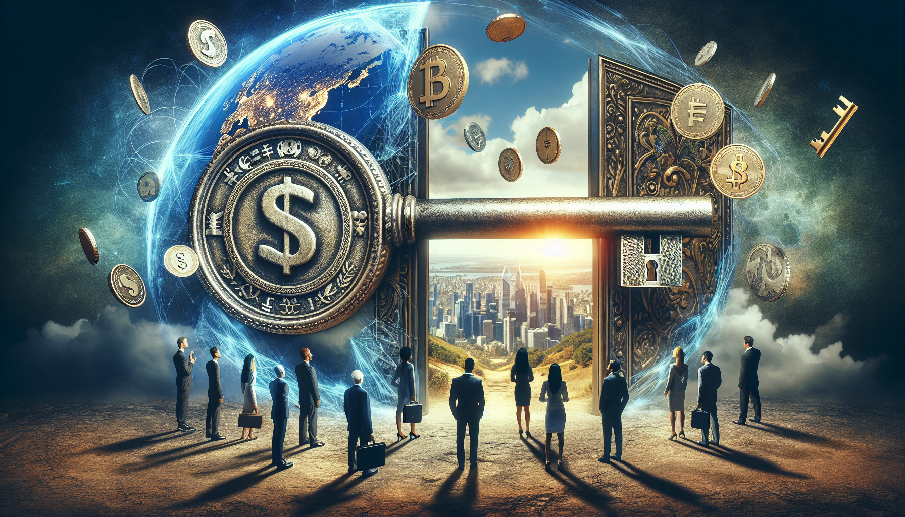 AI-generated image to illustrate the content of Dollar Sense Future.