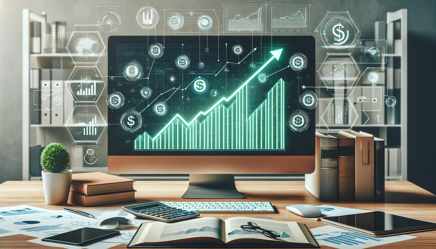 AI-generated image to illustrate the content of Dollar Sense Future.