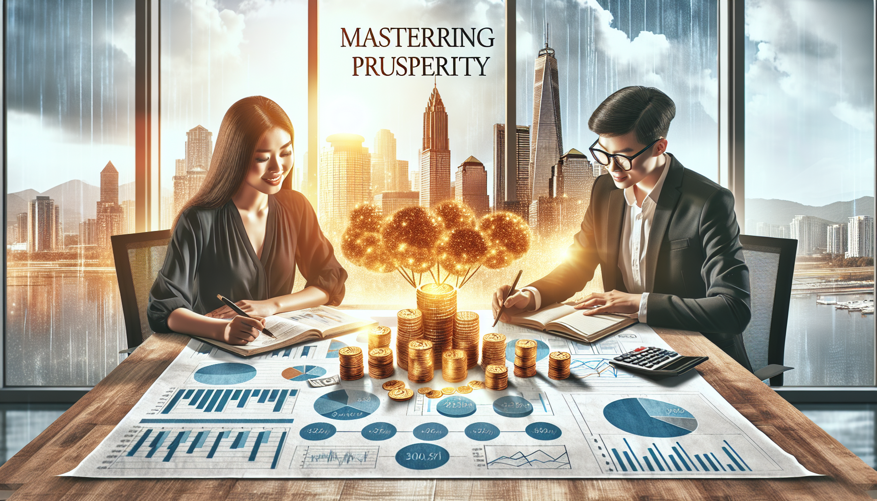 AI-generated image to illustrate the content of Dollar Sense Future.