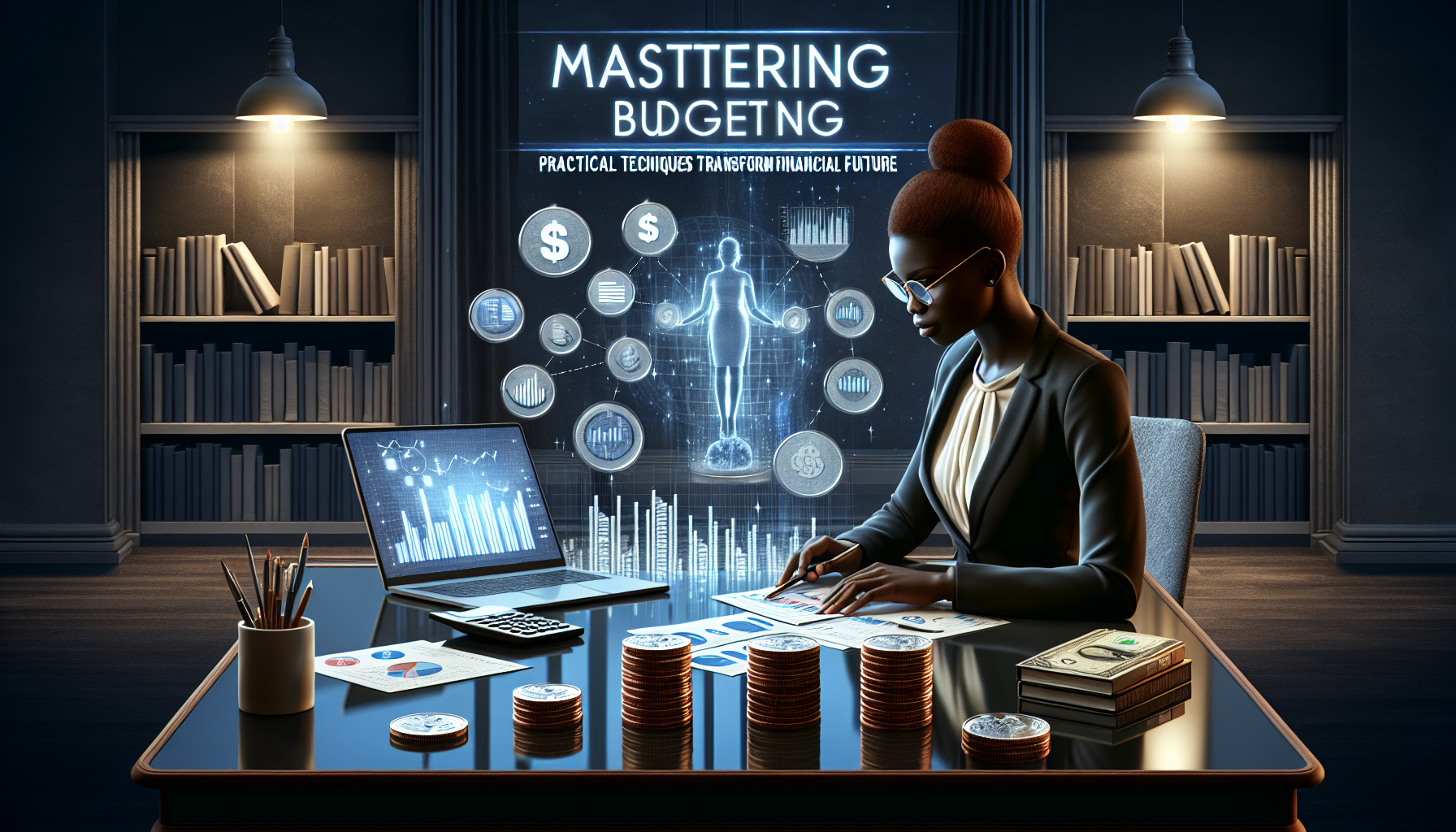 AI-generated image to illustrate the content of Dollar Sense Future.