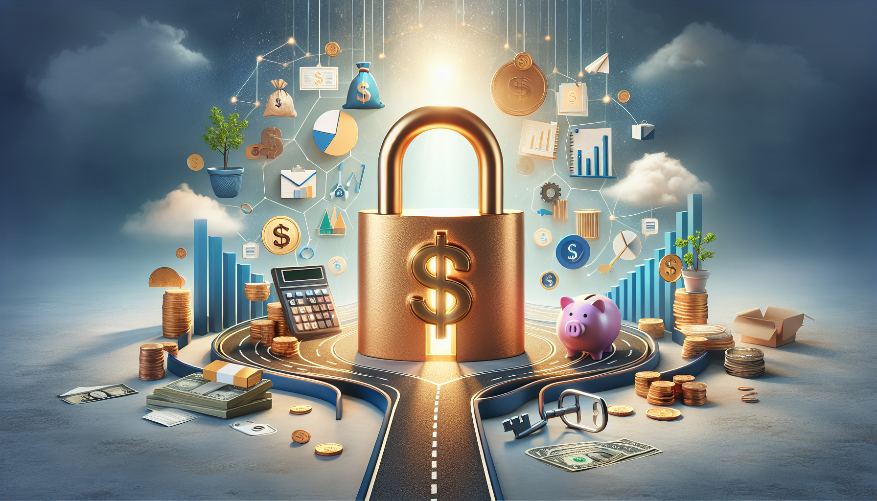 AI-generated image to illustrate the content of Dollar Sense Future.