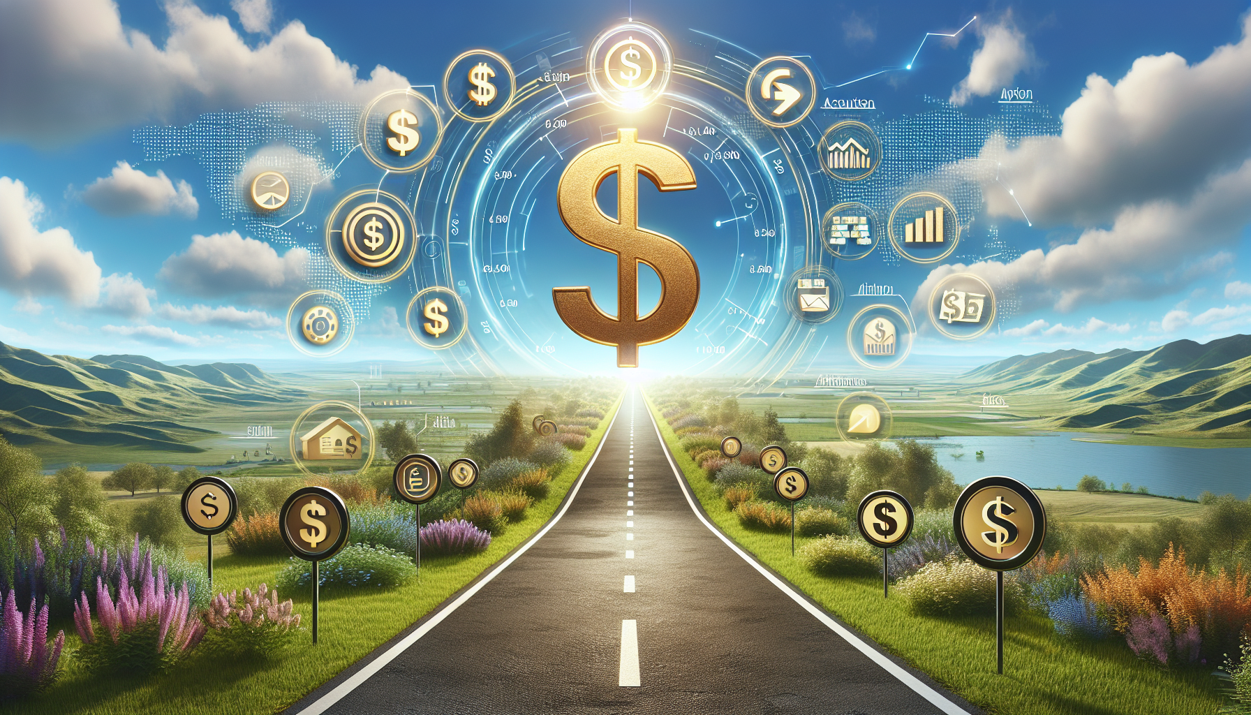 AI-generated image to illustrate the content of Dollar Sense Future.