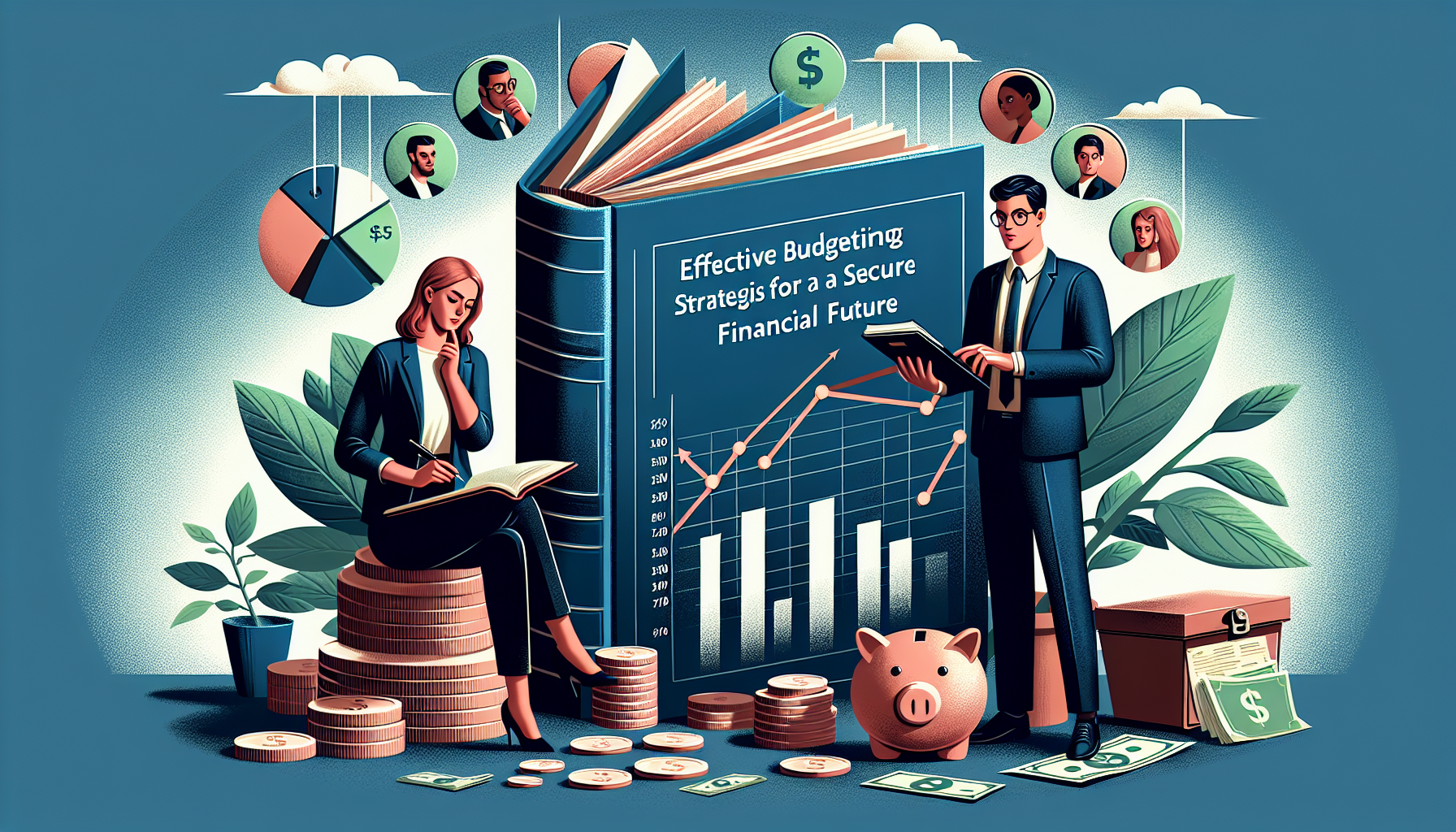 AI-generated image to illustrate the content of Dollar Sense Future.