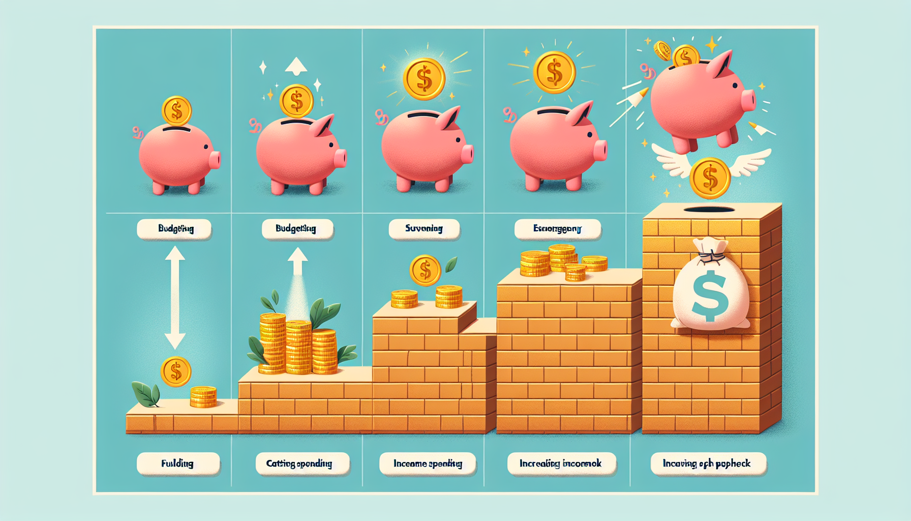 AI-generated image to illustrate the content of Dollar Sense Future.