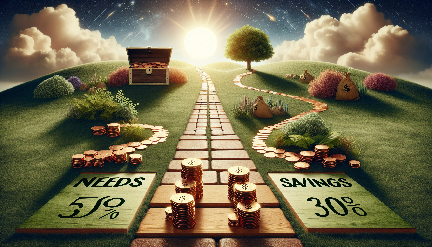 AI-generated image to illustrate the content of Dollar Sense Future.