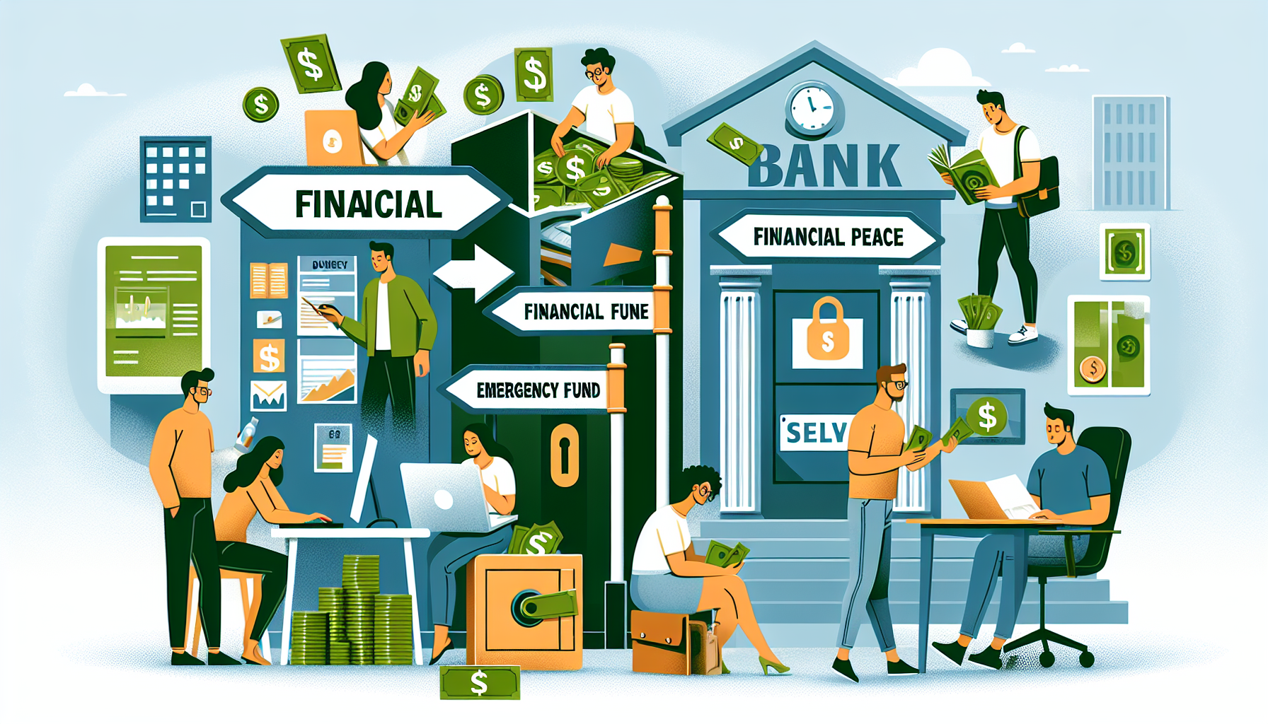 AI-generated image to illustrate the content of Dollar Sense Future.