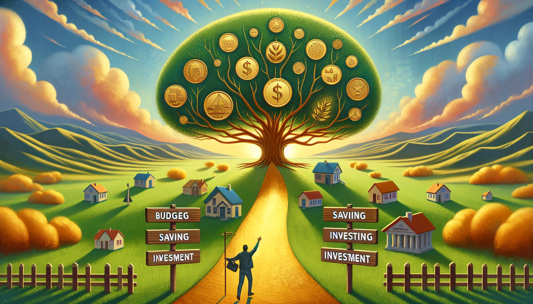AI-generated image to illustrate the content of Dollar Sense Future.