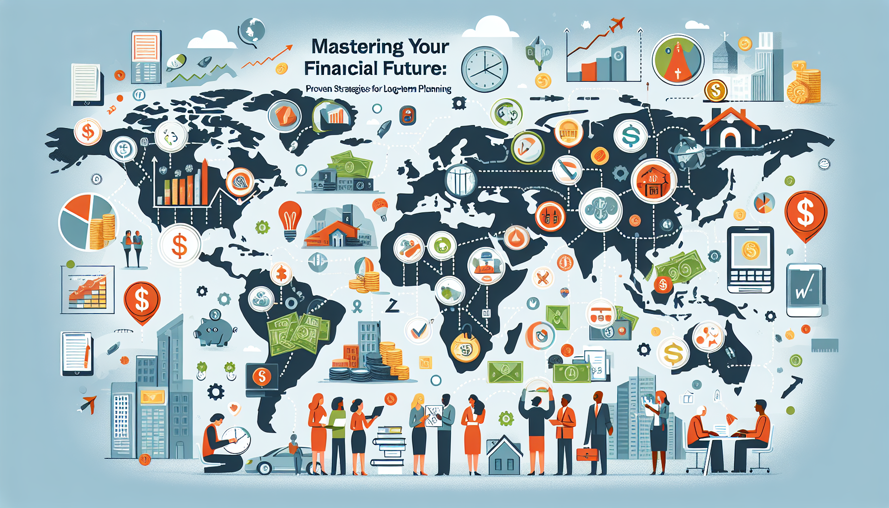 AI-generated image to illustrate the content of Dollar Sense Future.