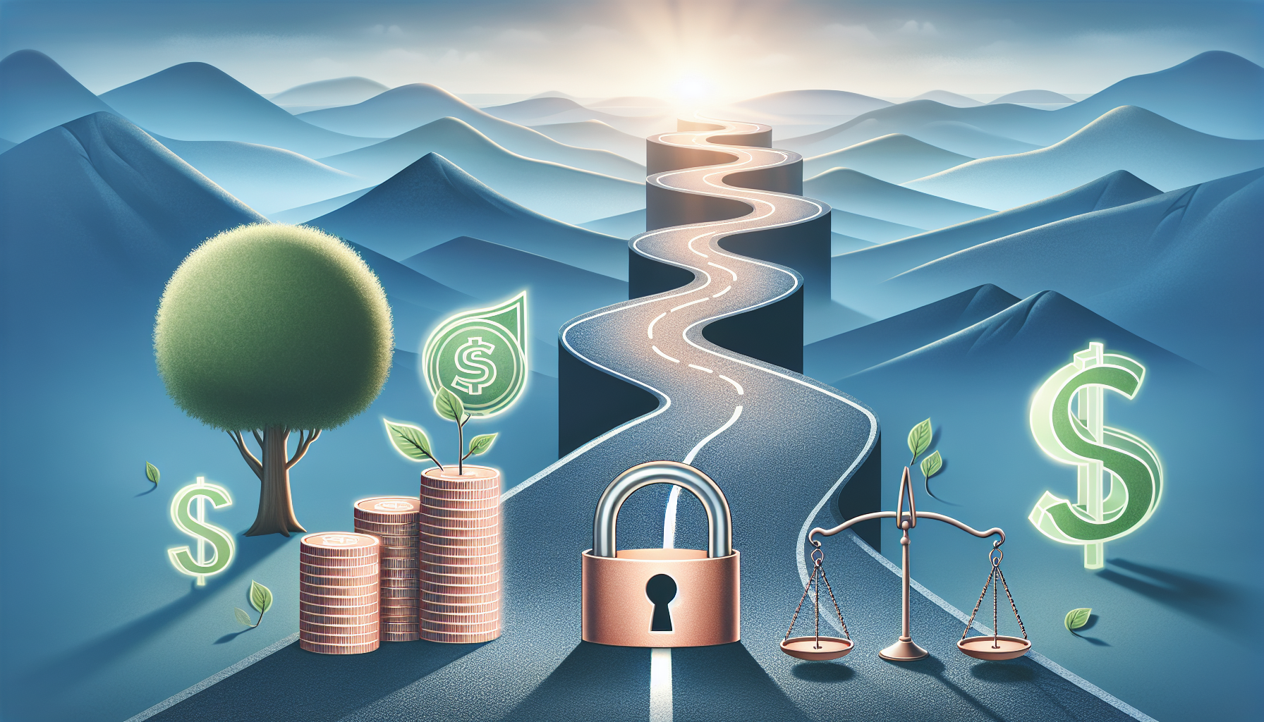 AI-generated image to illustrate the content of Dollar Sense Future.