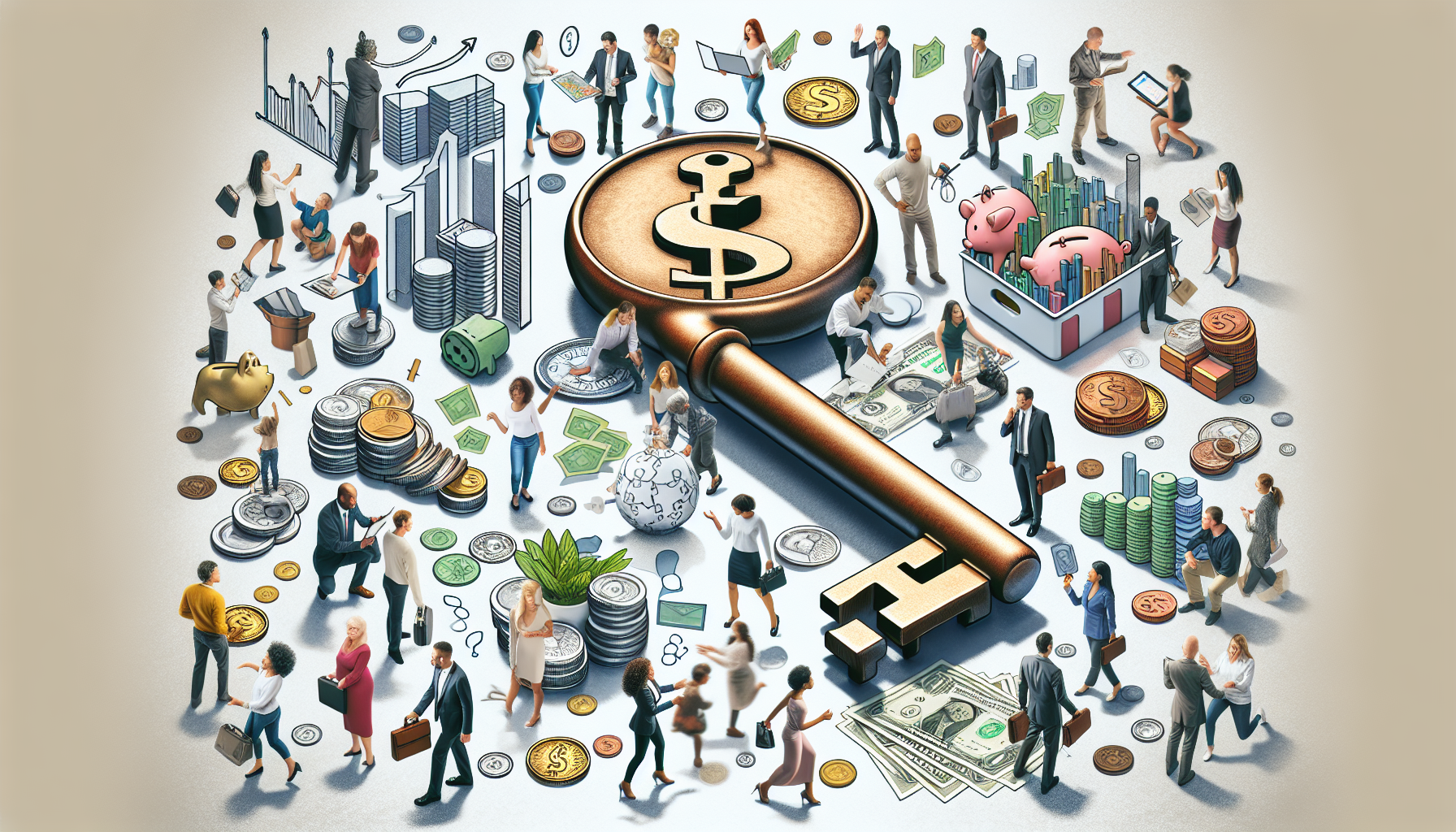 AI-generated image to illustrate the content of Dollar Sense Future.