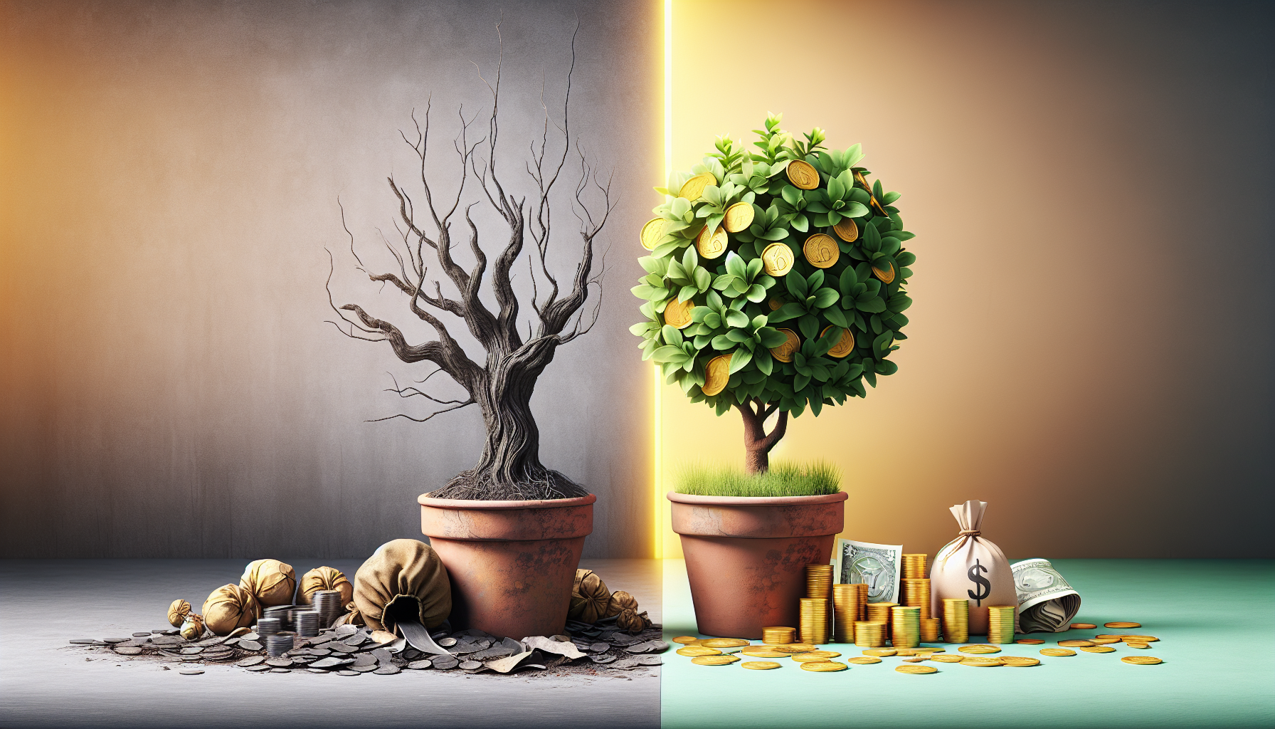 AI-generated image to illustrate the content of Dollar Sense Future.