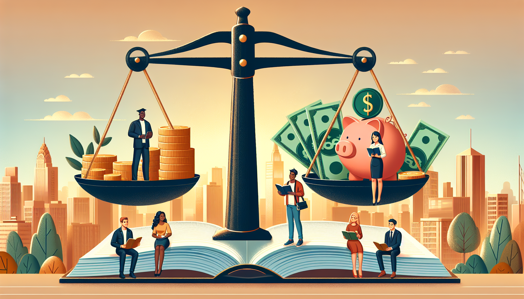 AI-generated image to illustrate the content of Dollar Sense Future.