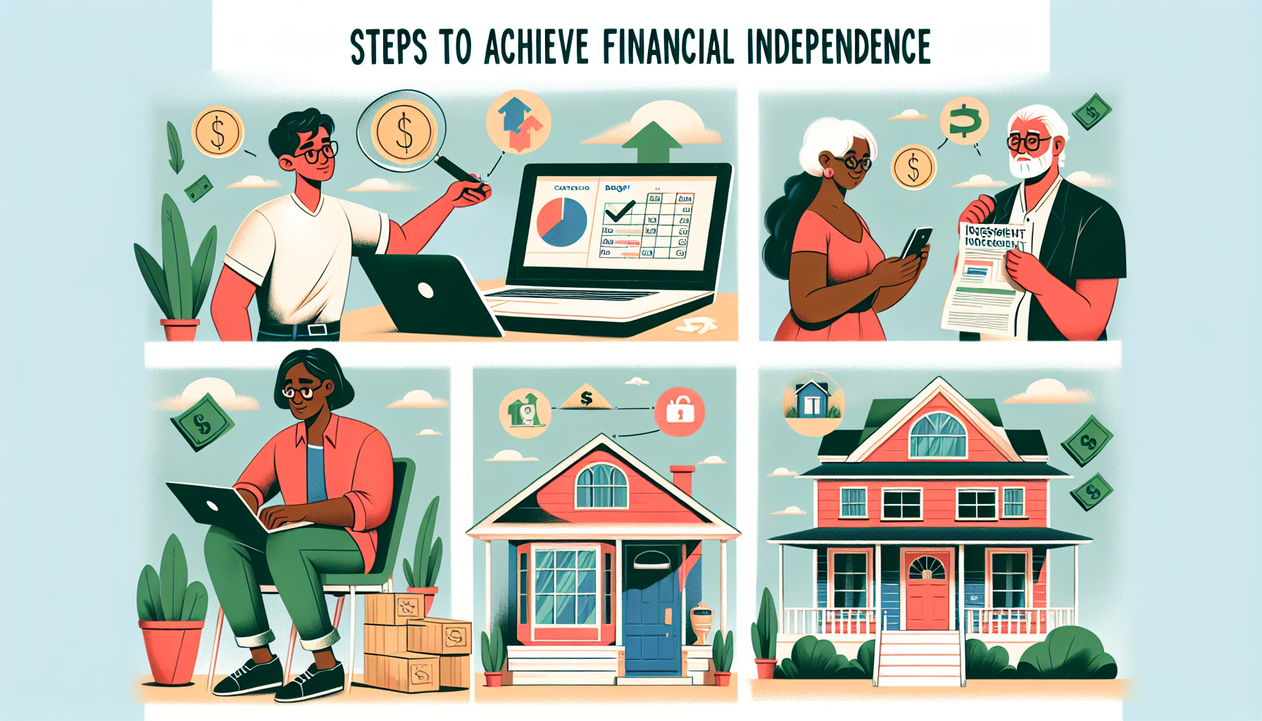 AI-generated image to illustrate the content of Dollar Sense Future.