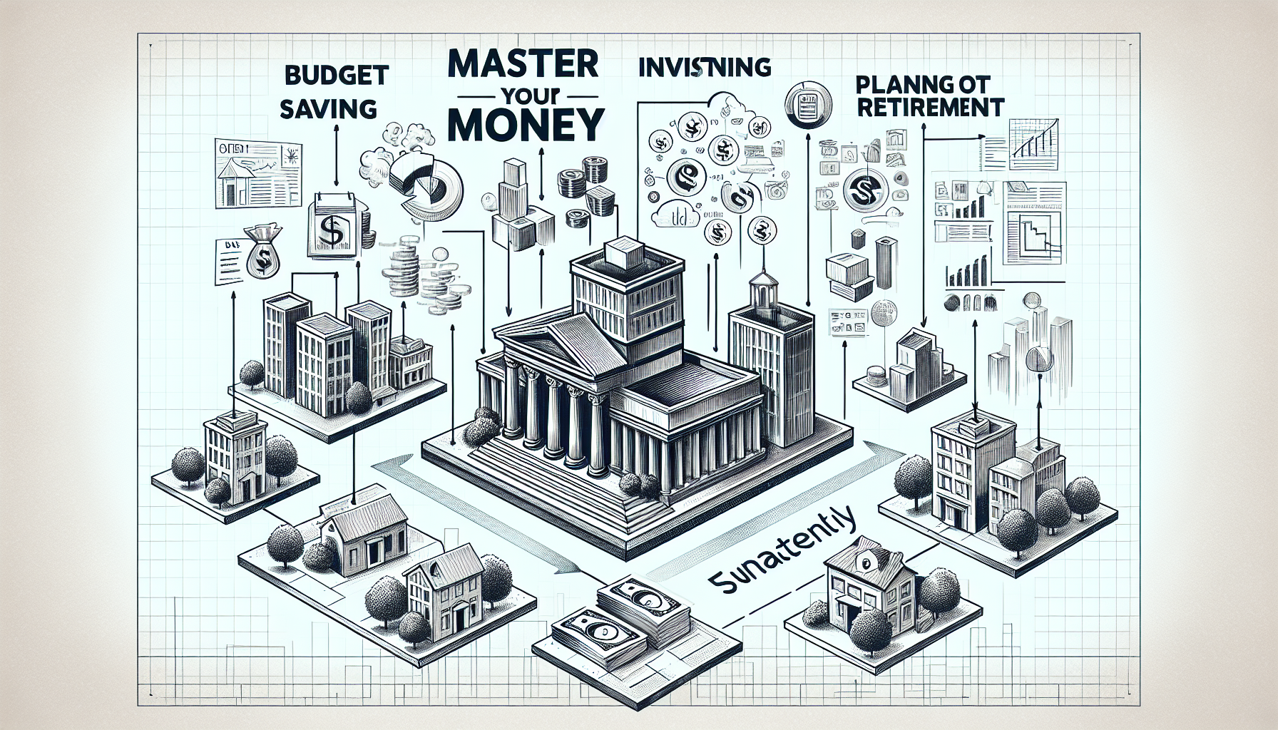 AI-generated image to illustrate the content of Dollar Sense Future.