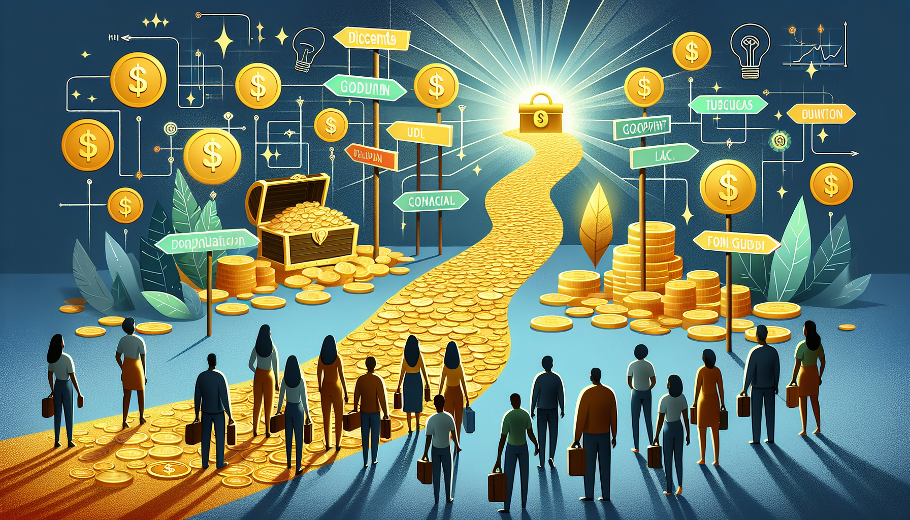 AI-generated image to illustrate the content of Dollar Sense Future.