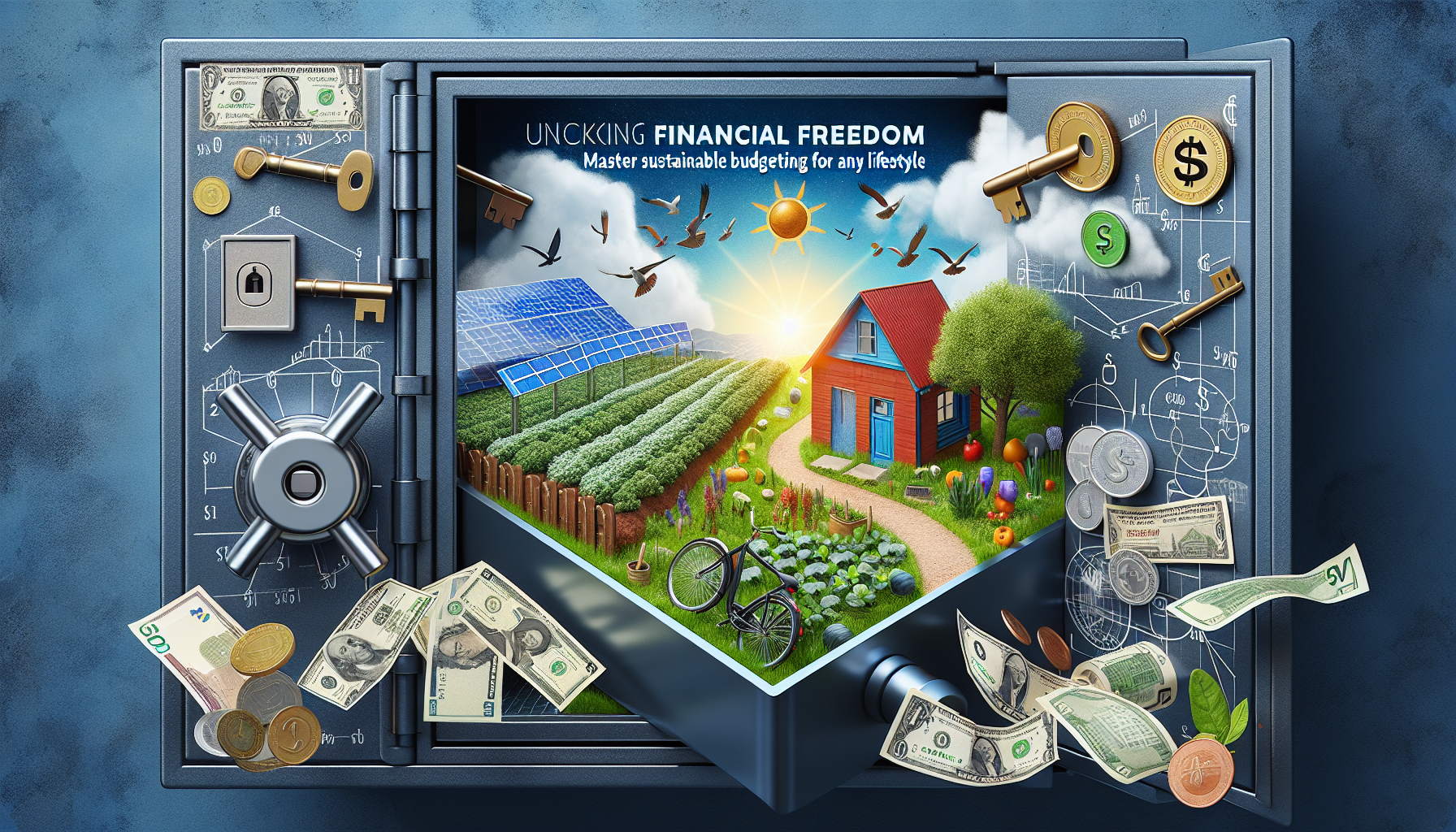 AI-generated image to illustrate the content of Dollar Sense Future.