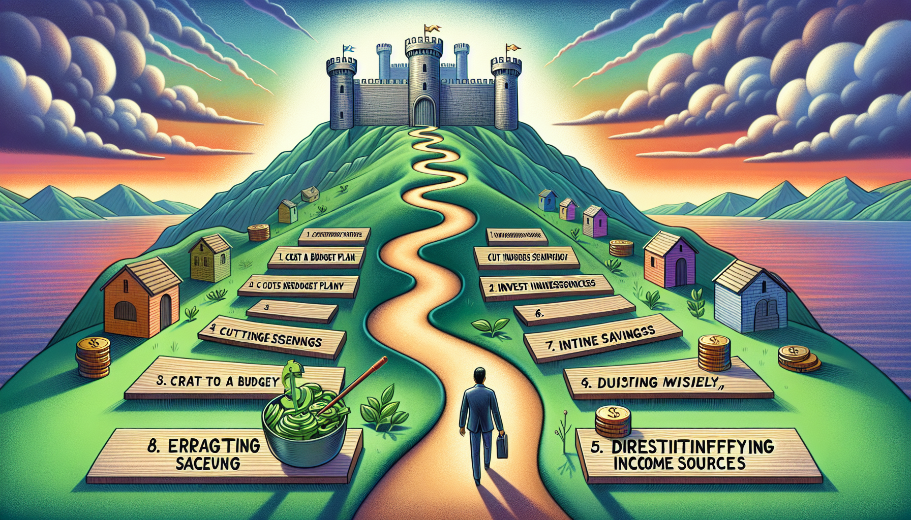 AI-generated image to illustrate the content of Dollar Sense Future.