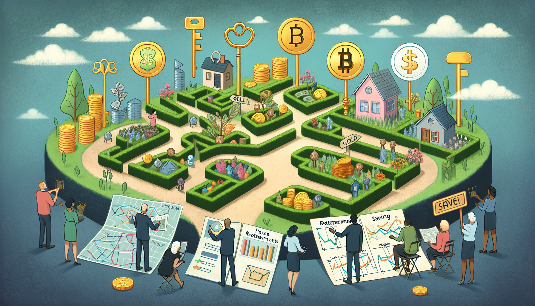 AI-generated image to illustrate the content of Dollar Sense Future.