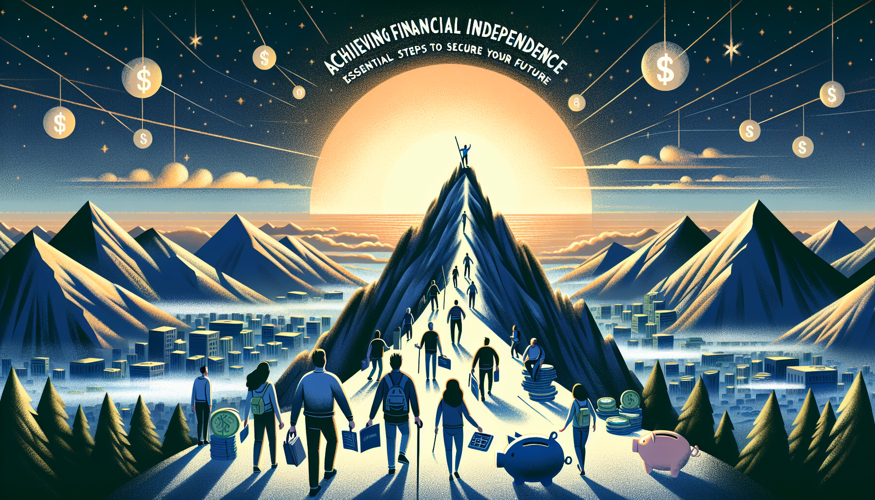 AI-generated image to illustrate the content of Dollar Sense Future.