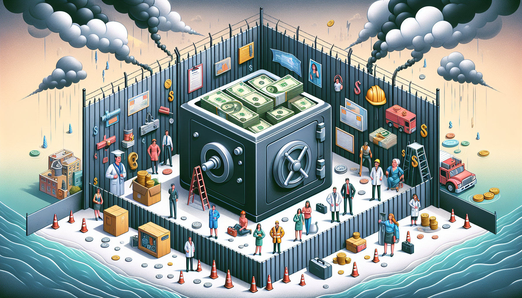 AI-generated image to illustrate the content of Dollar Sense Future.