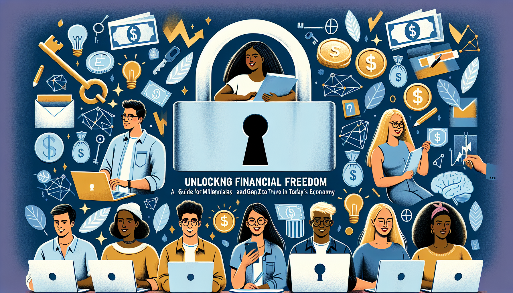 AI-generated image to illustrate the content of Dollar Sense Future.