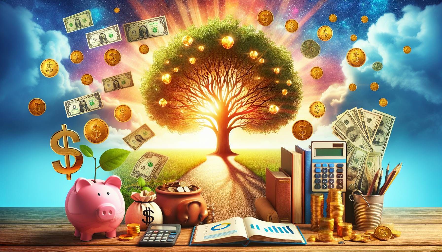 AI-generated image to illustrate the content of Dollar Sense Future.