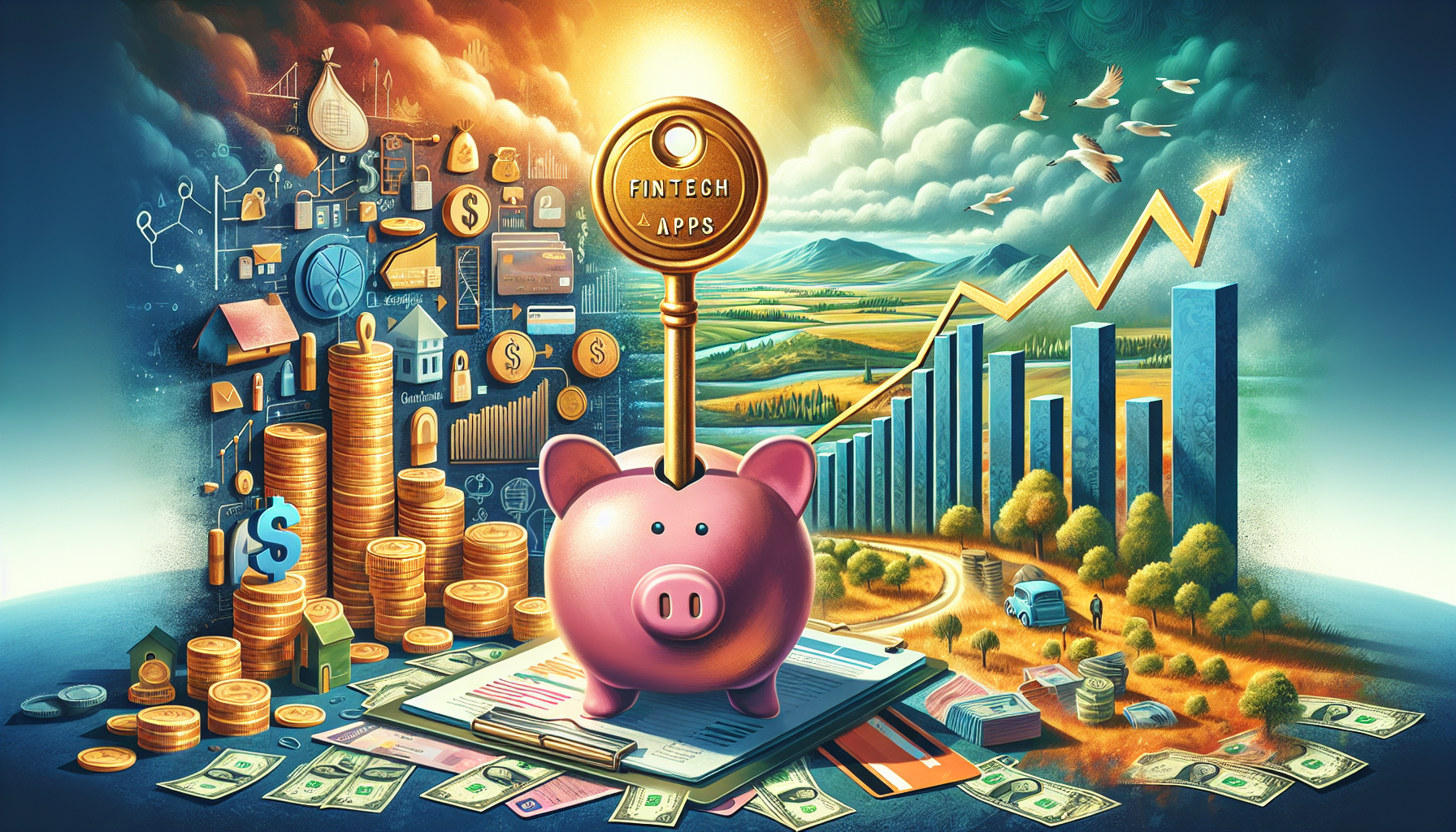 AI-generated image to illustrate the content of Dollar Sense Future.