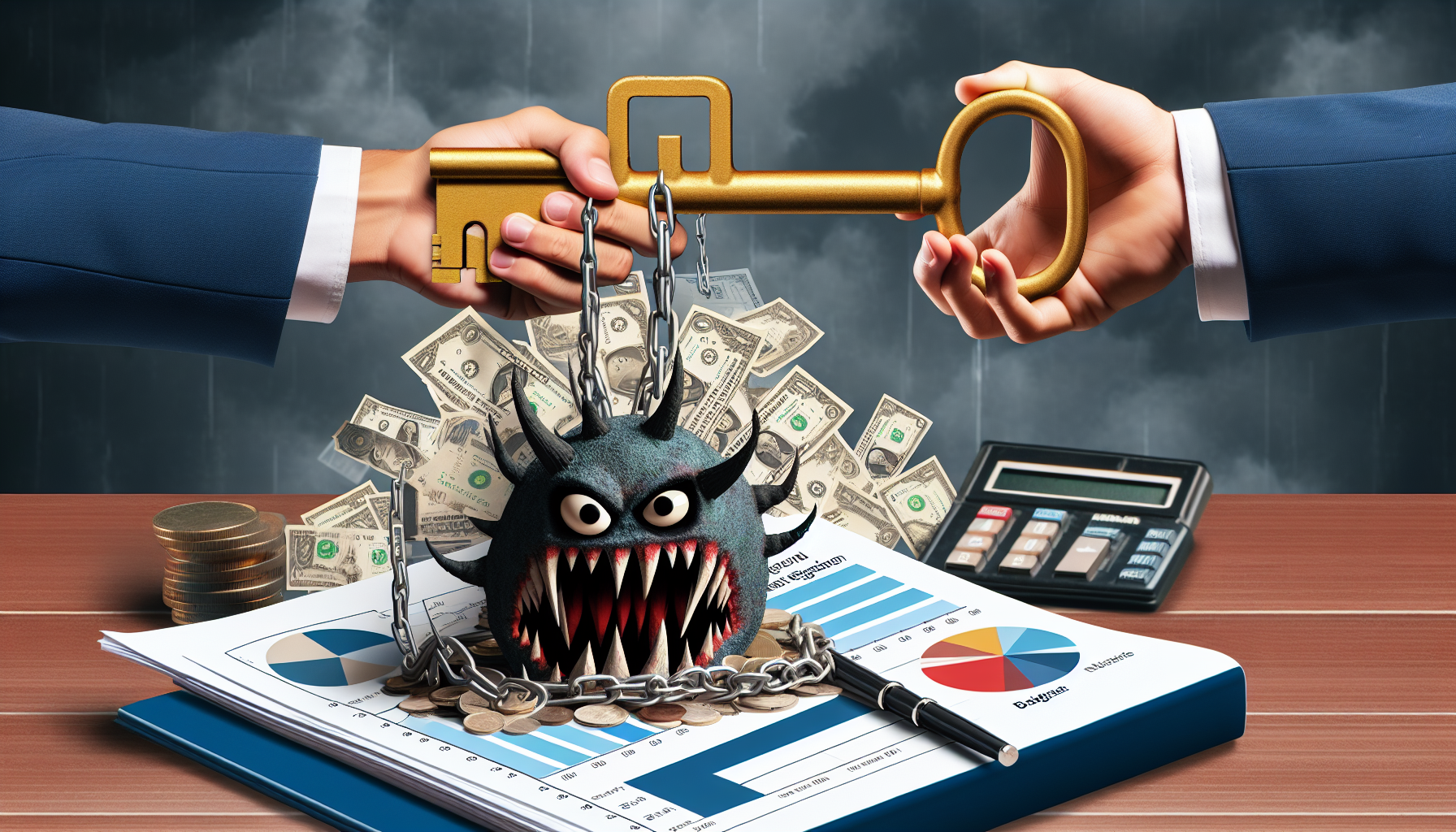 AI-generated image to illustrate the content of Dollar Sense Future.