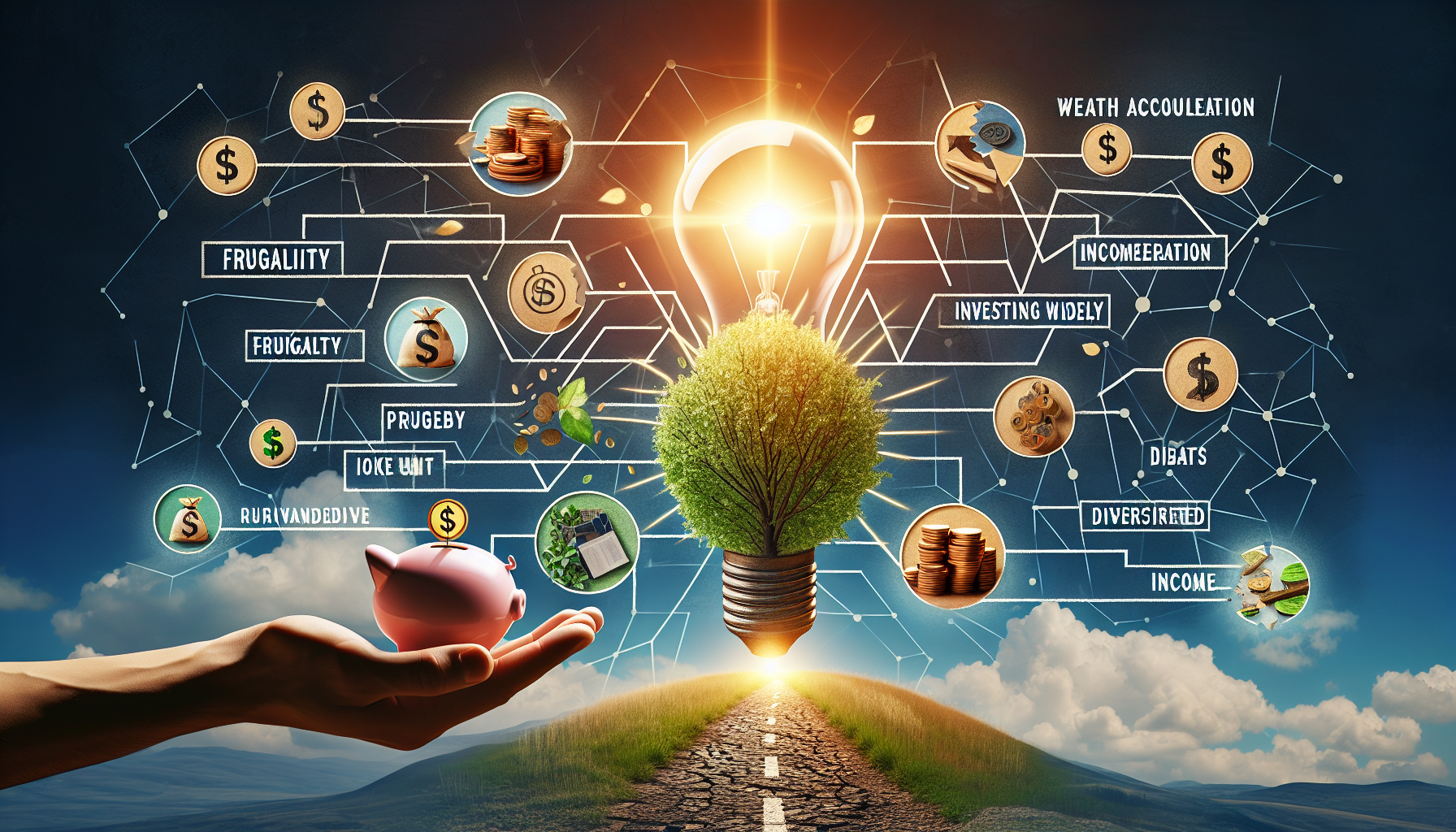 AI-generated image to illustrate the content of Dollar Sense Future.