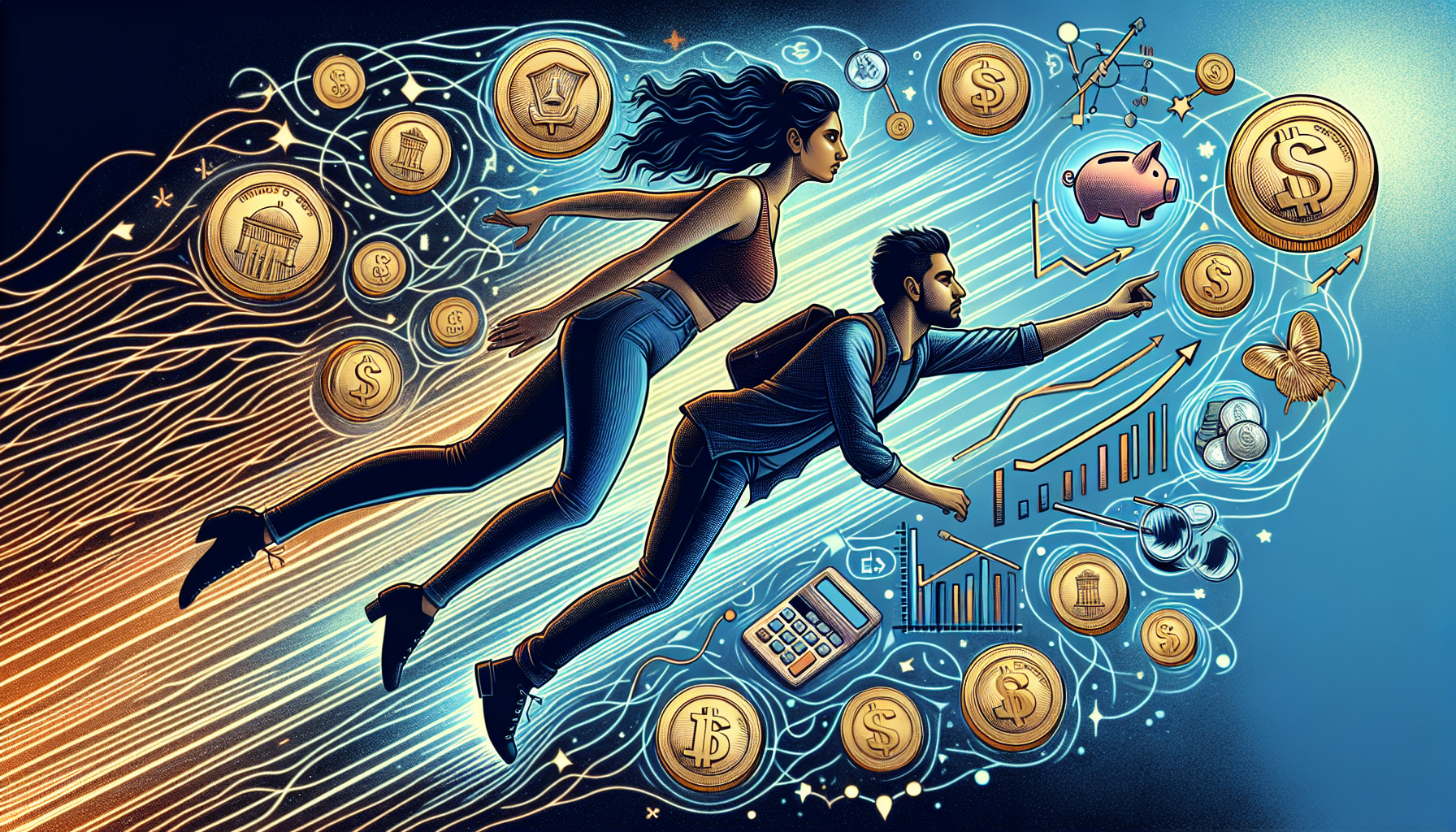 AI-generated image to illustrate the content of Dollar Sense Future.