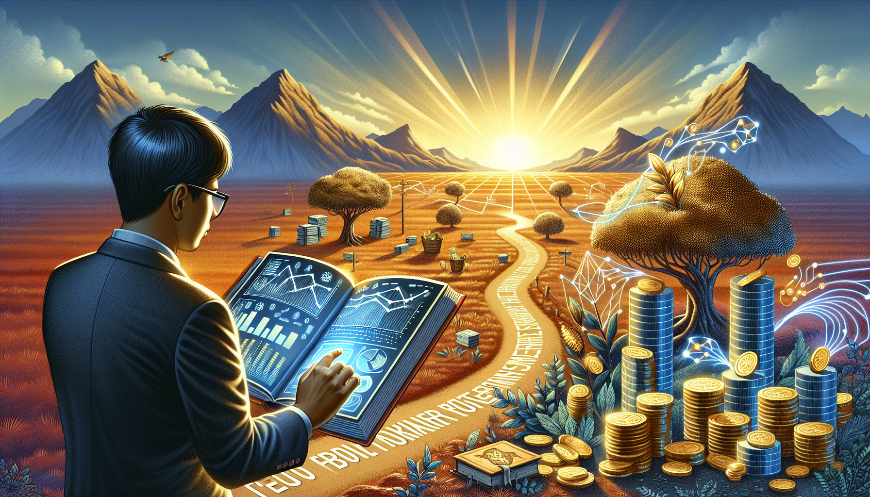 AI-generated image to illustrate the content of Dollar Sense Future.