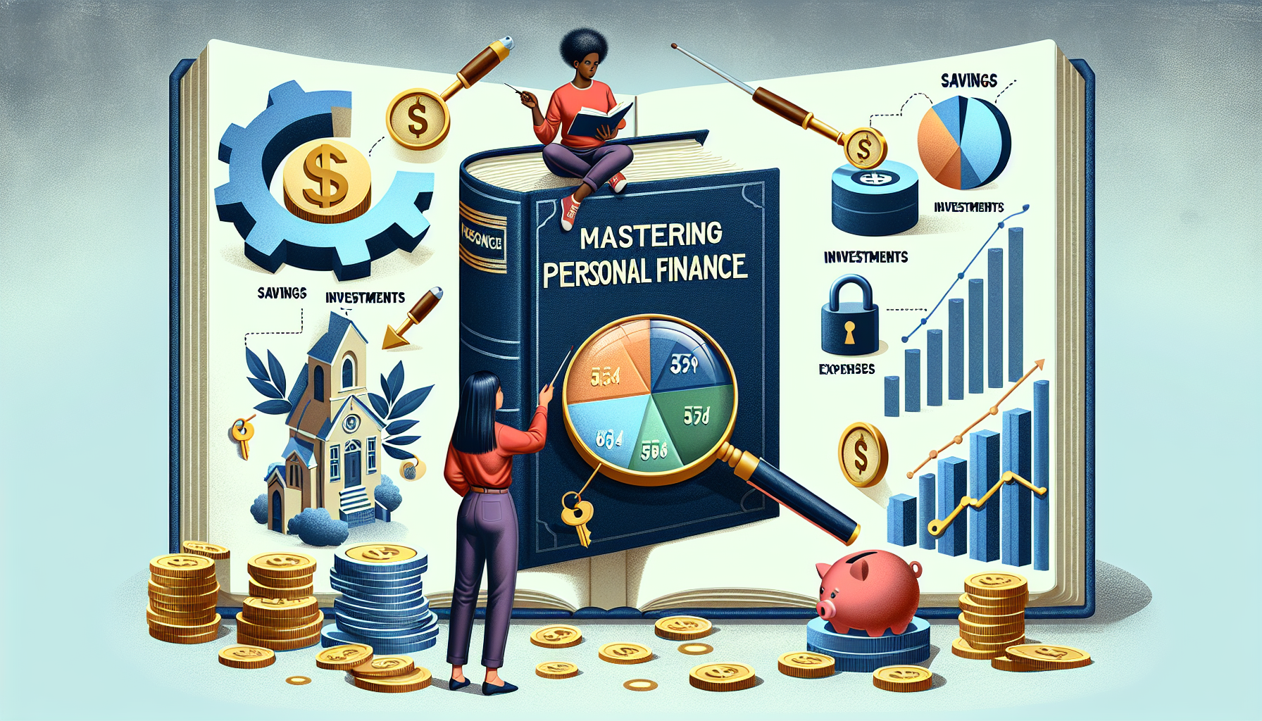 AI-generated image to illustrate the content of Dollar Sense Future.