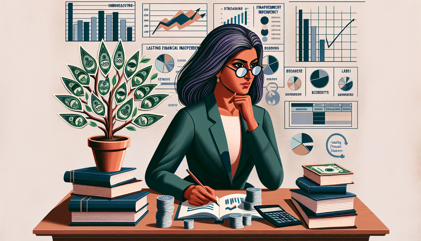 AI-generated image to illustrate the content of Dollar Sense Future.