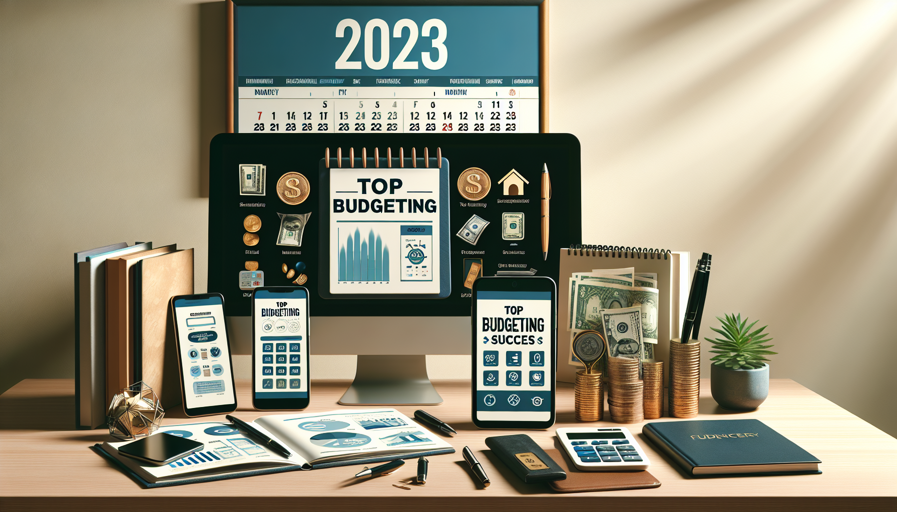 AI-generated image to illustrate the content of Dollar Sense Future.