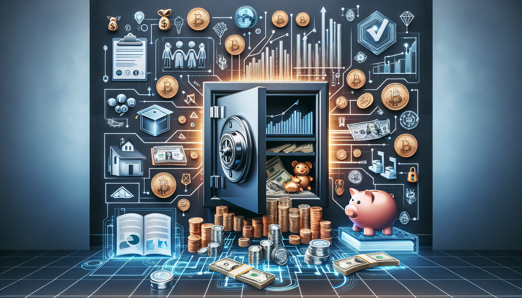 AI-generated image to illustrate the content of Dollar Sense Future.