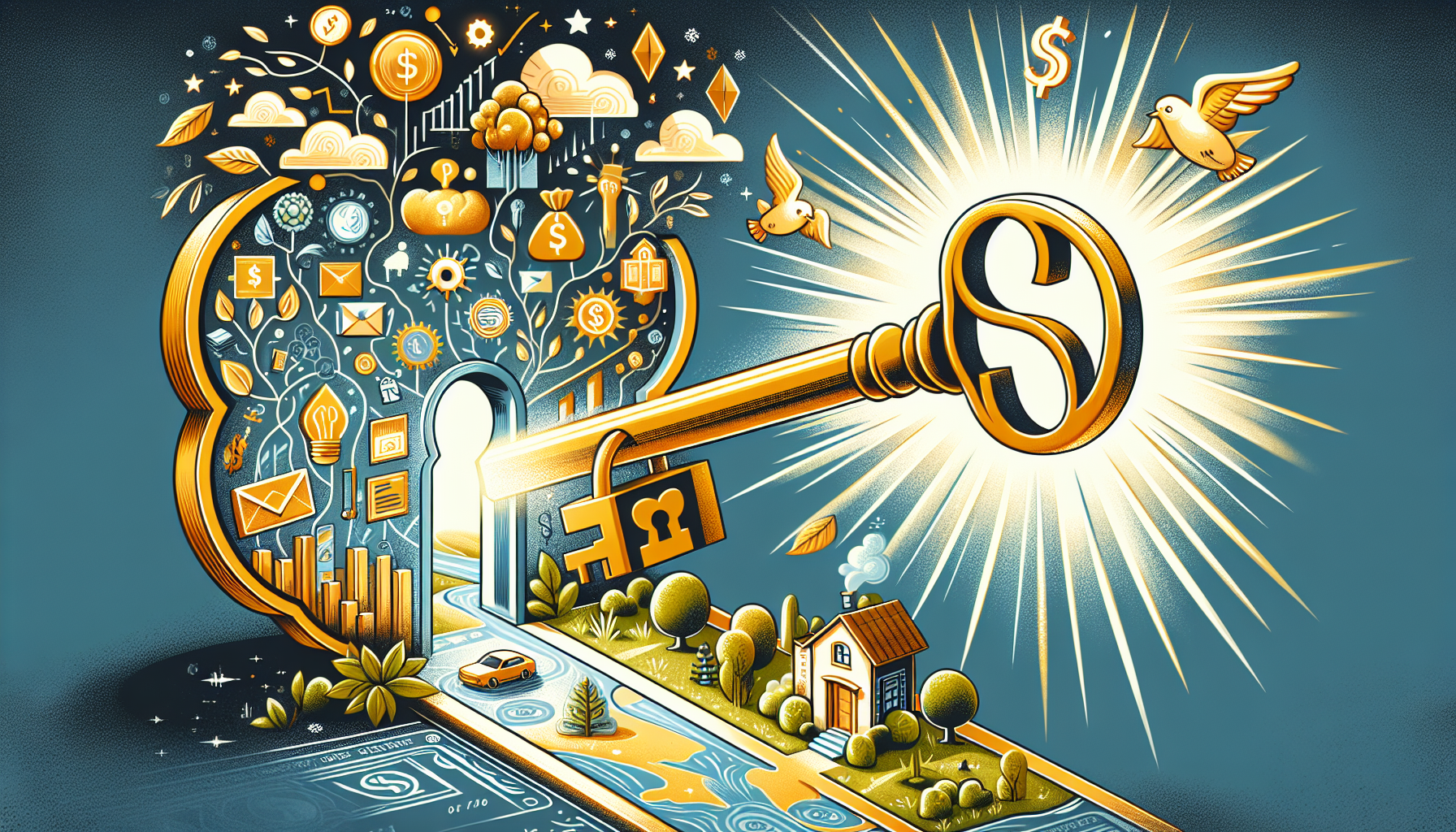 AI-generated image to illustrate the content of Dollar Sense Future.
