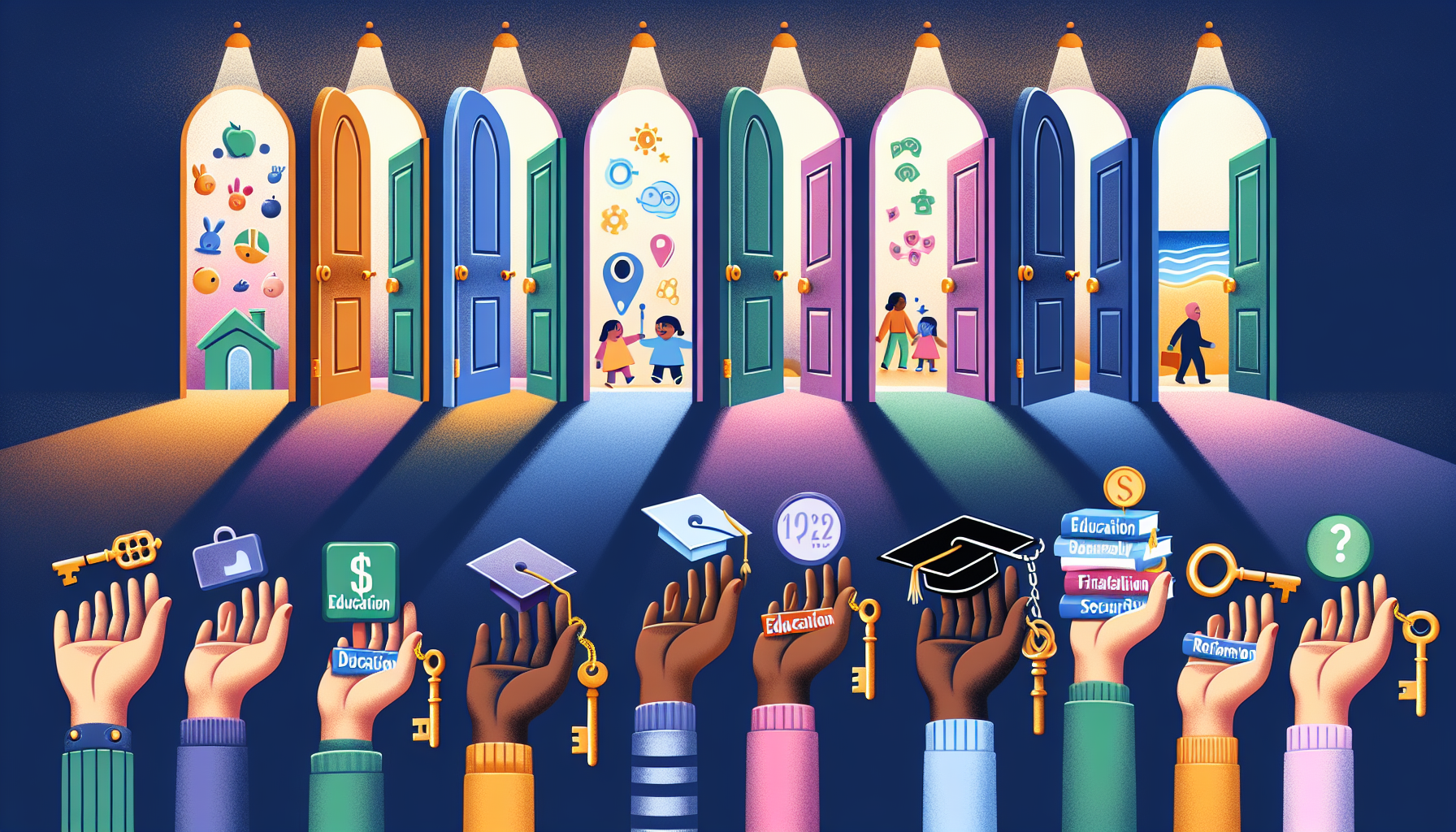 AI-generated image to illustrate the content of Dollar Sense Future.