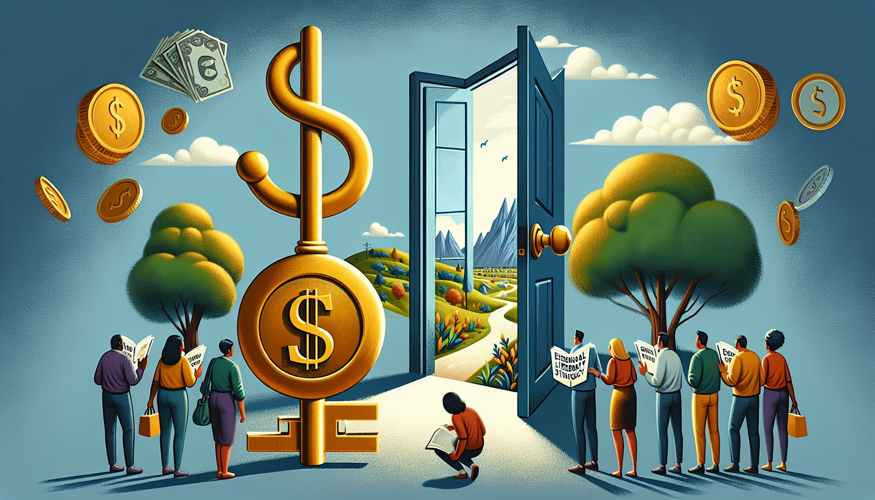 AI-generated image to illustrate the content of Dollar Sense Future.