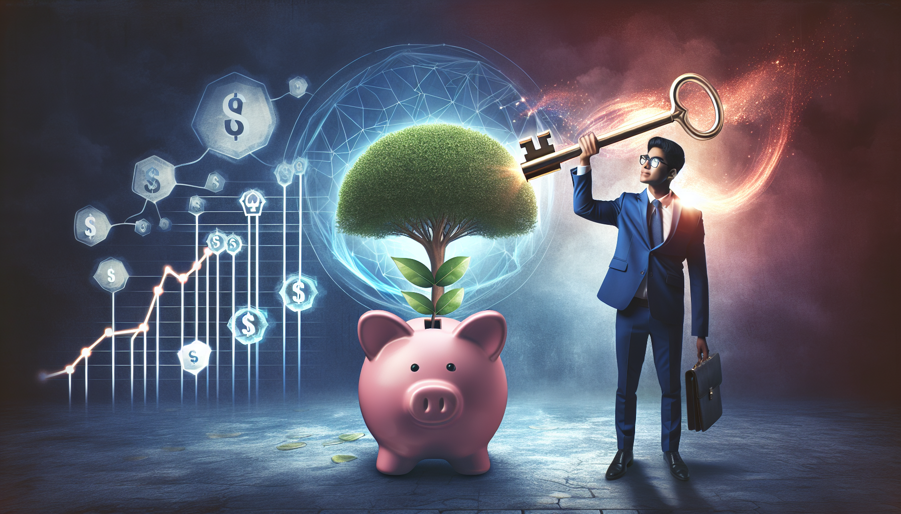 AI-generated image to illustrate the content of Dollar Sense Future.