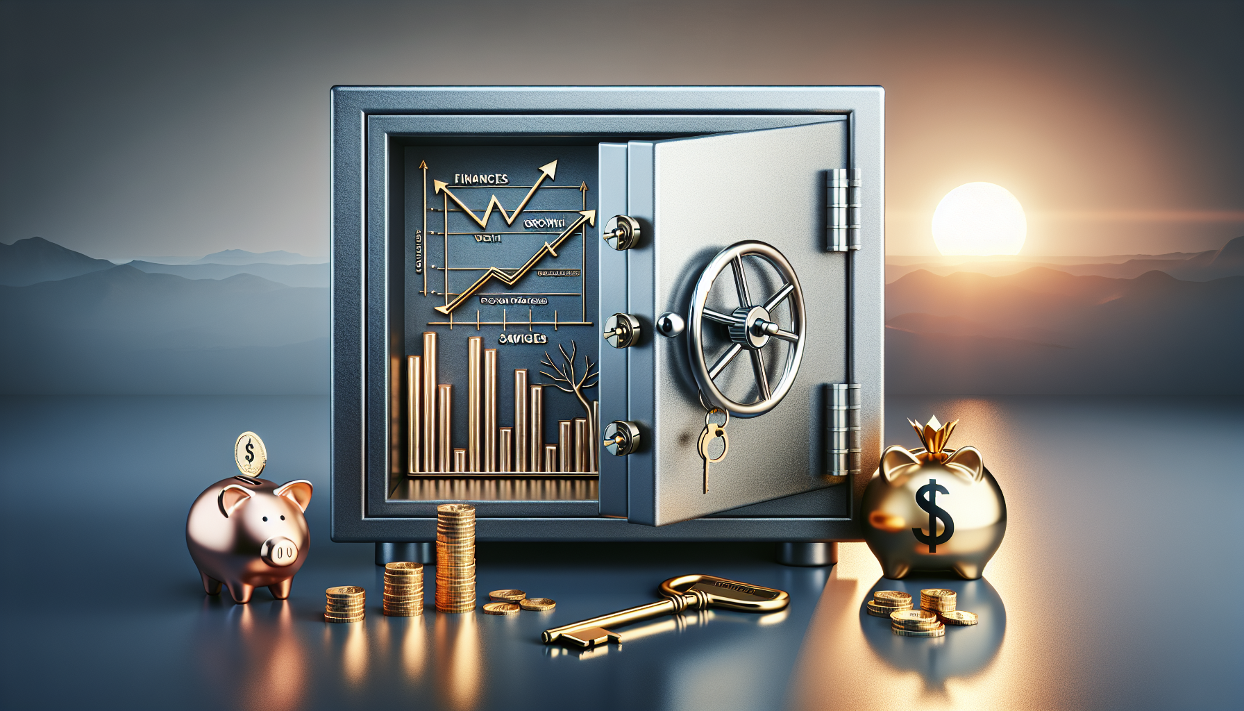 AI-generated image to illustrate the content of Dollar Sense Future.