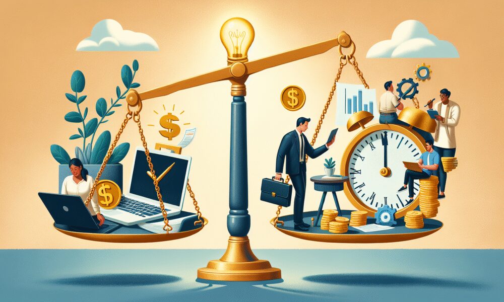 AI-generated image to illustrate the content of Dollar Sense Future.