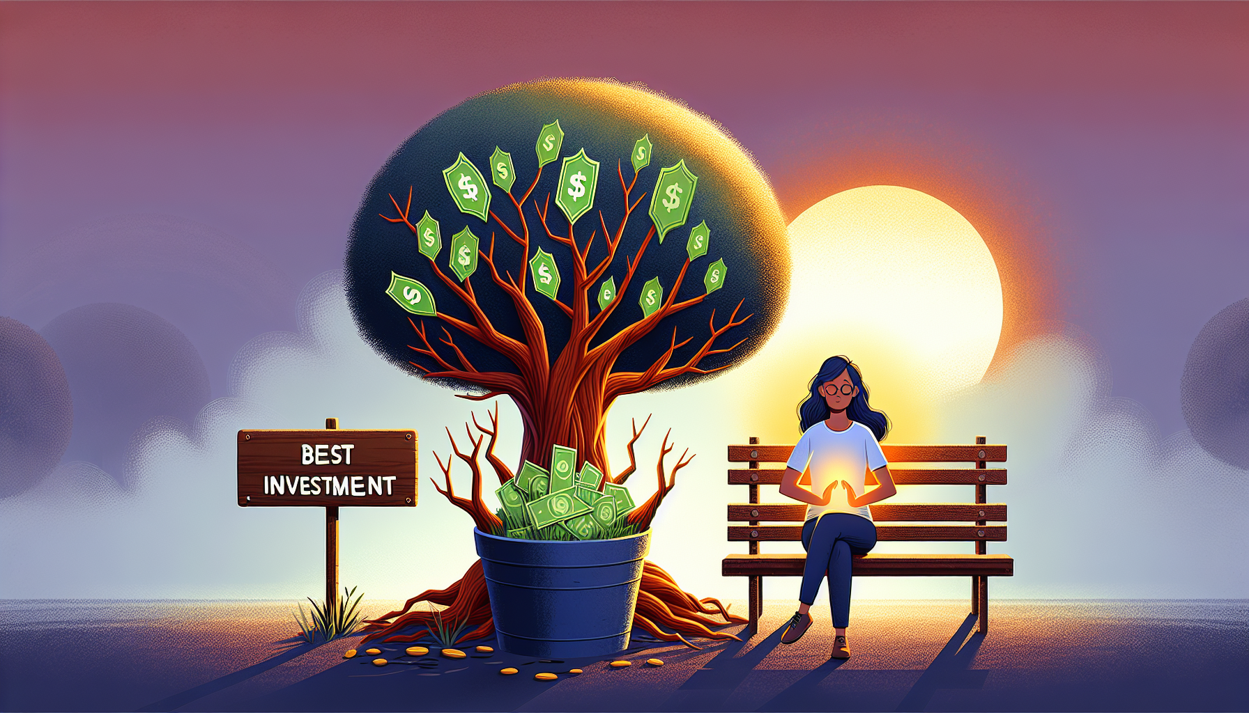 AI-generated image to illustrate the content of Dollar Sense Future.