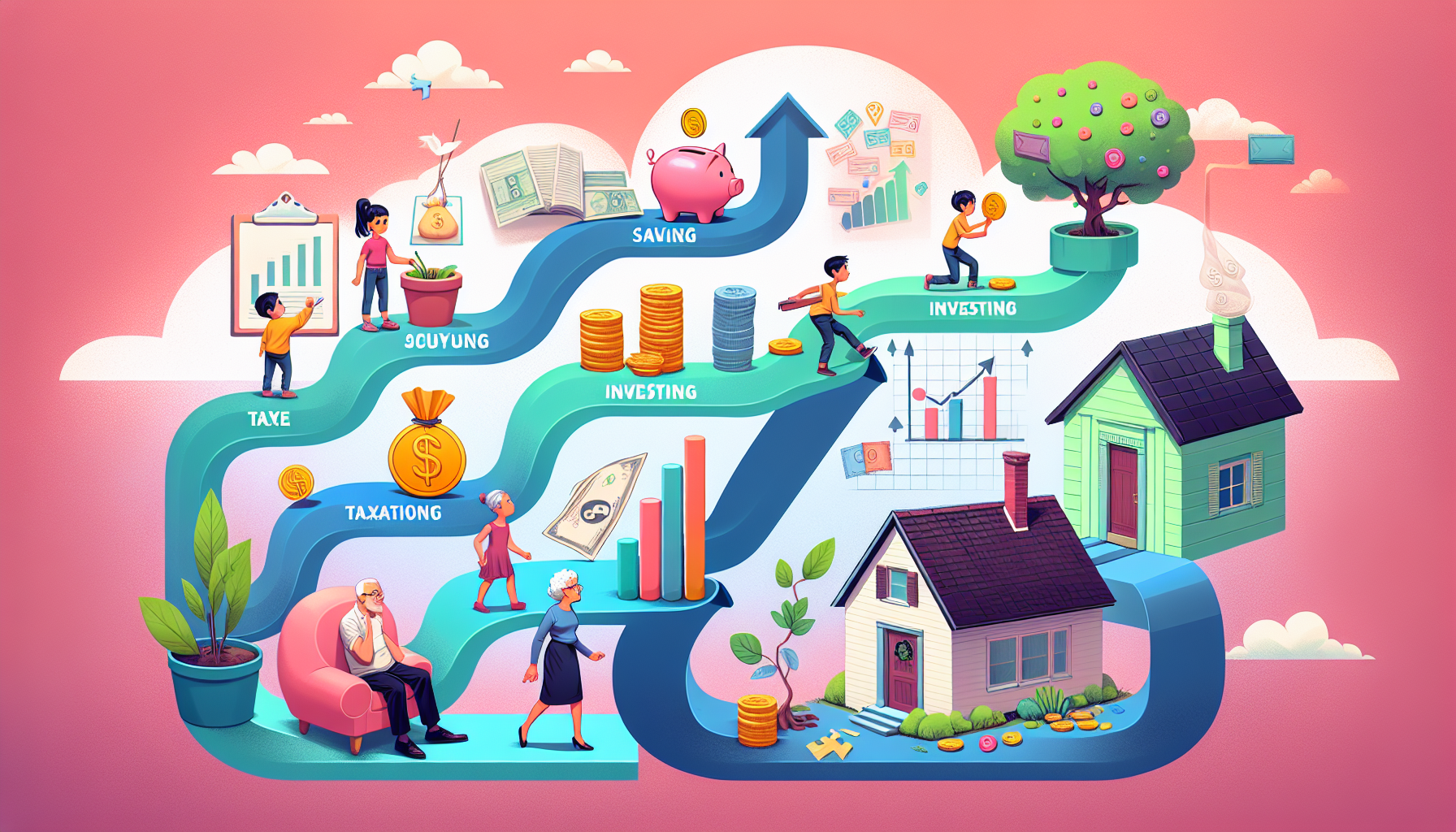 AI-generated image to illustrate the content of Dollar Sense Future.