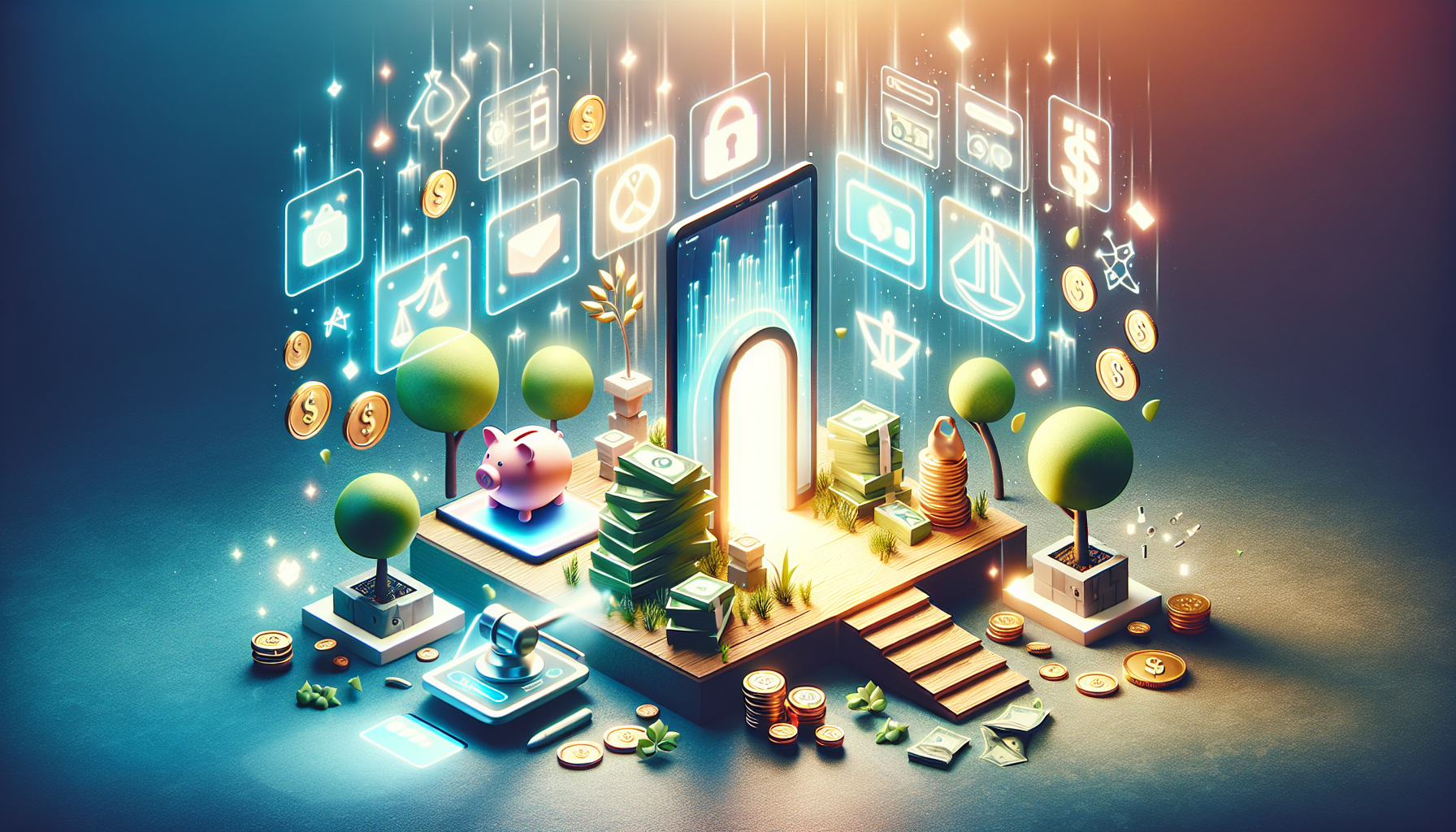 AI-generated image to illustrate the content of Dollar Sense Future.