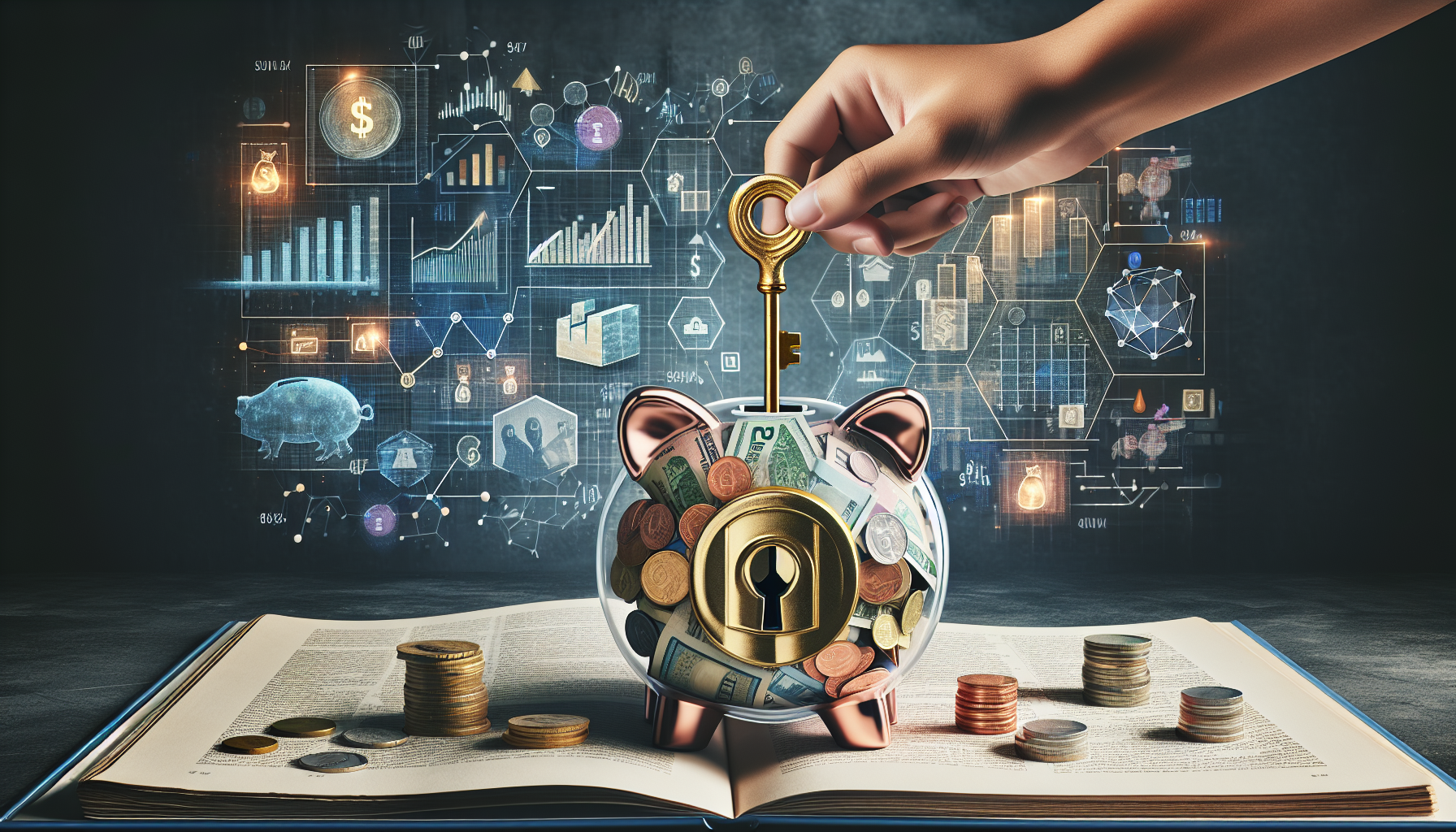 AI-generated image to illustrate the content of Dollar Sense Future.