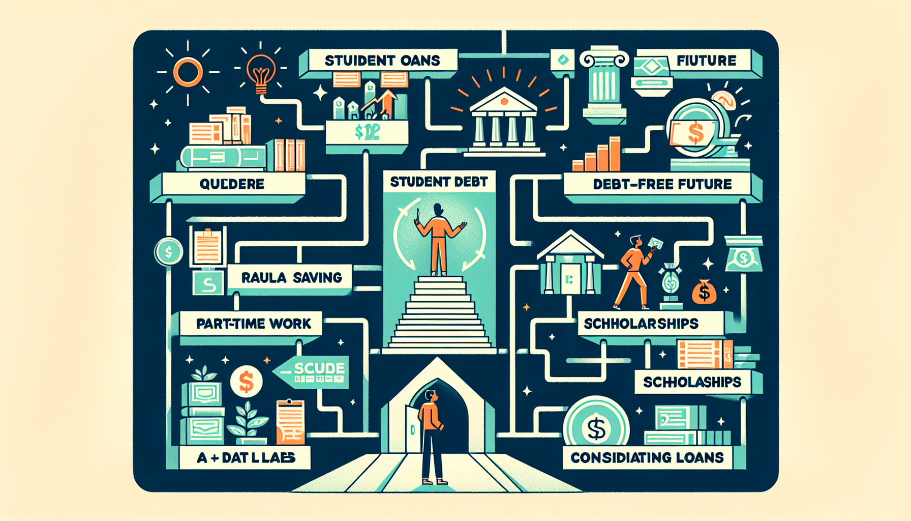 AI-generated image to illustrate the content of Dollar Sense Future.