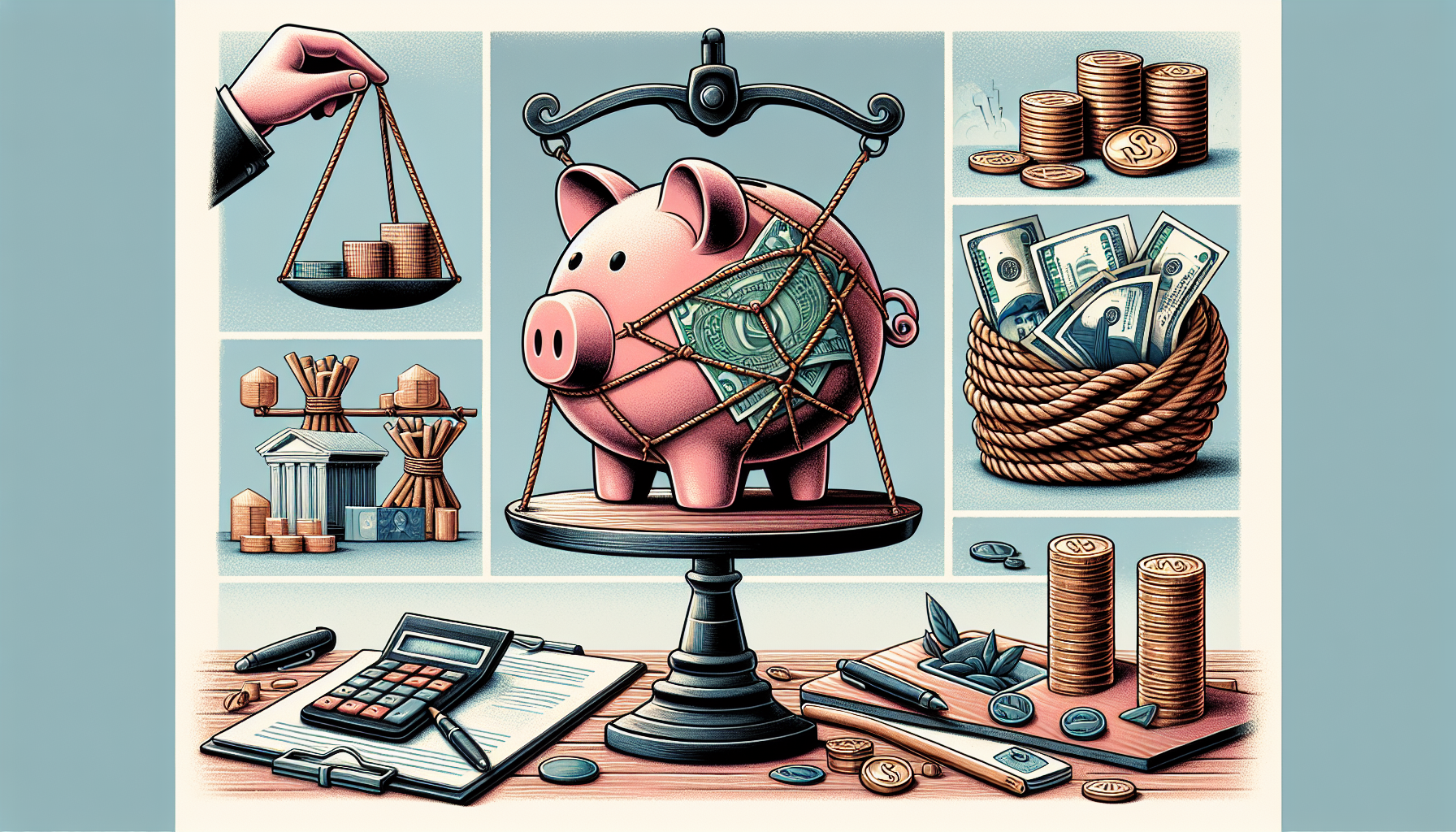 AI-generated image to illustrate the content of Dollar Sense Future.